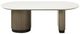 ACME Furniture Clayten White Coffee Table with Light Oak Base-3