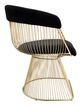 Sagebrook Home Strand Black and Gold Chair-2