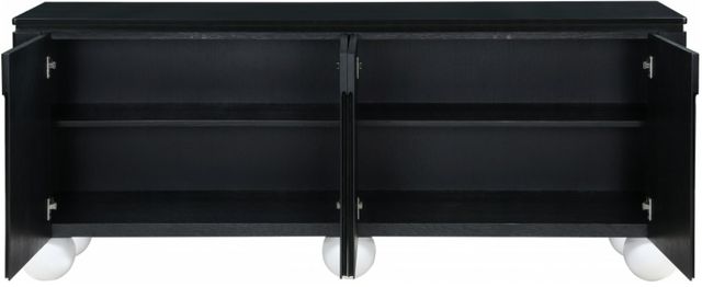 Meridian Furniture Cardiff Black/White Sideboard-2