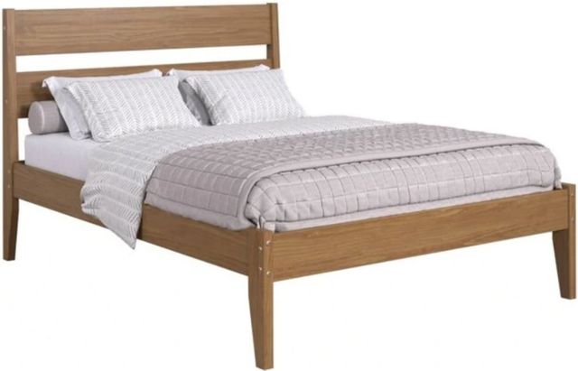 Donco Kids Low Board Urban Oak Full Platform Bed-0