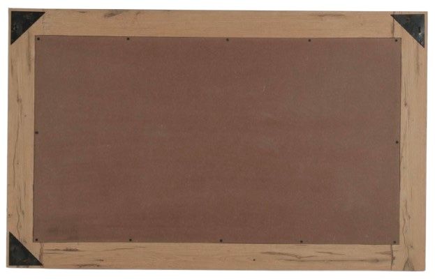 Home Trends & Design Flagstaff Natural Distressed Oak Mirror-2