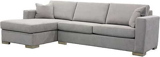 Edgewood Furniture Polo Cream Left-Arm Facing Sectional and Chaise-0