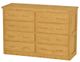 Crate Designs™ Furniture Classic Dresser with Lacquer Finish Top Only-0