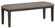 Mazin Furniture Baresford Gray And Neutral Bench-1