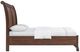 Elements International Phillipe Cherry Queen Sleigh Bed-2