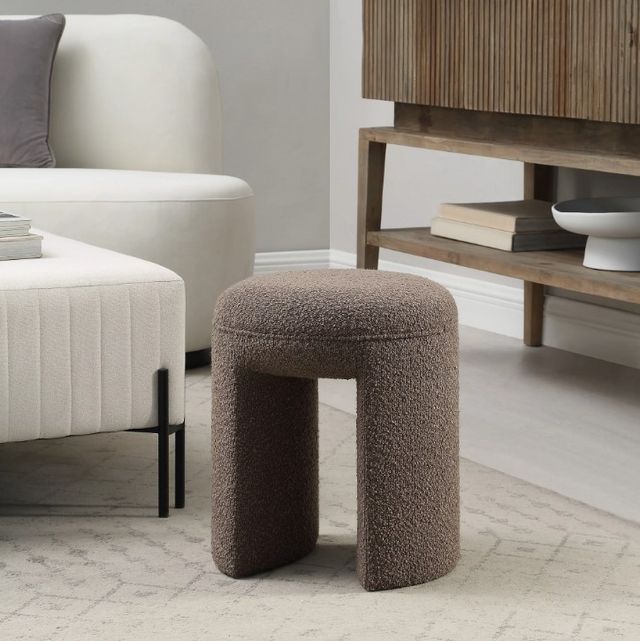 Renwil® Amarion Taupe Stool-1