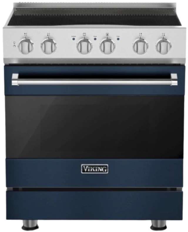 Viking® 3 Series 30" Slate Blue Pro Style Induction Range-0