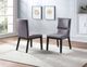 Steve Silver Co.® Amalie 5-Piece Black/Gray Velvet Dining Set-3