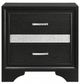 Coaster® Miranda Black Nightstand-1