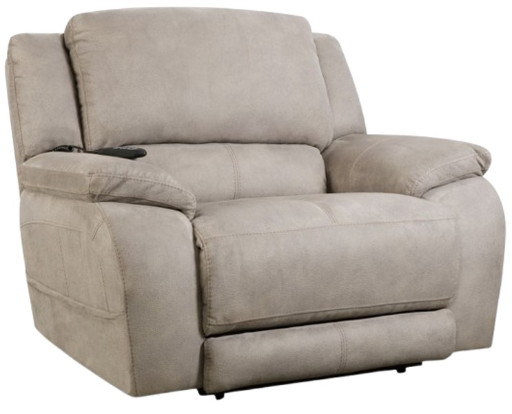 Homestretch Explorer Nickel Chair and a Half Power Recliner