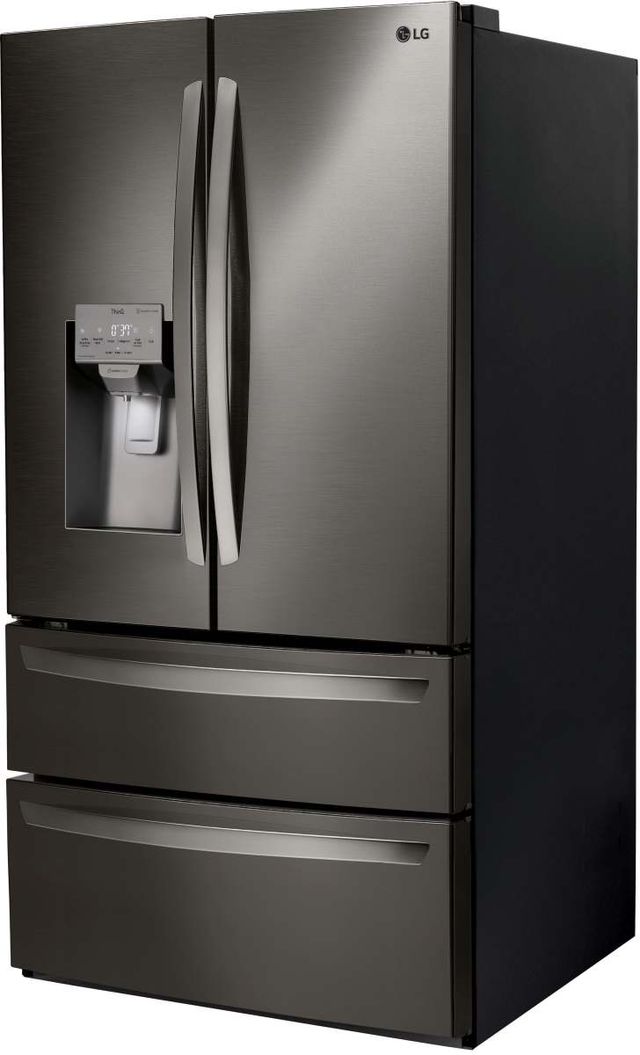 LG 36" 27.8 Cu. Ft. Black Stainless Steel French Door Refrigerator-3
