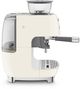 Smeg 50's Style Cream Espresso Machine-2