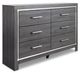 Signature Design by Ashley® Lodanna 2-Piece Gray King Panel Bed Set-2