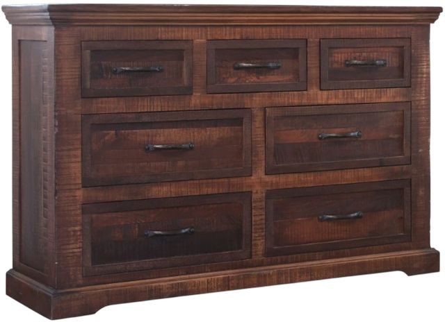 International Furniture Direct Madeira Deep Brown Dresser-0