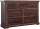 International Furniture Direct Madeira Deep Brown Dresser-0