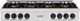 ZLINE Classic Autograph Edition 48" Stainless Steel Gas Rangetop with Matte Black Accents-0