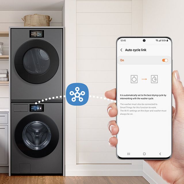 Samsung Dark Steel Laundry Pair-16