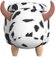 Elements International Animal Stools Black/White Cow Storage Youth Stool-3