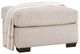 Affordable Furniture 4450 Herringbone Oatmeal Ottoman-2