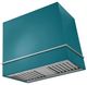 AGA Loge 36" Salcombe Blue Wall Mounted Range Hood with Brushed Nickel Trim-0