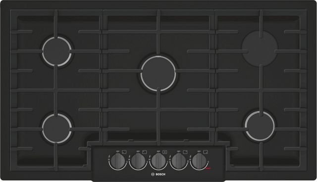 Bosch® 800 Series 36" Black Gas Cooktop
