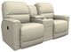 La-Z-Boy® Cade Linen Manual Reclining Loveseat with Console-0