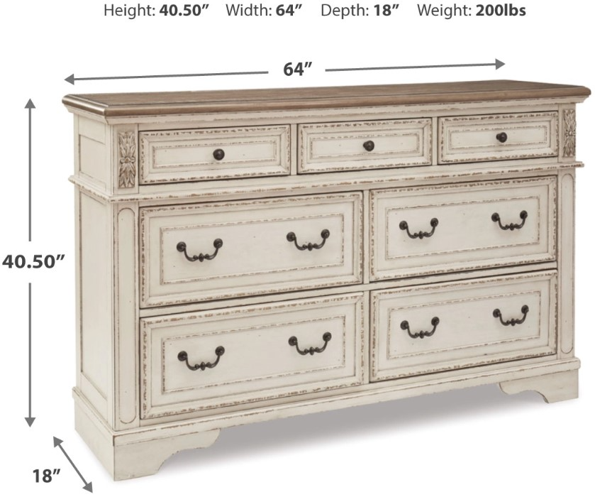 ルイページ Signature Design by Ashley® Realyn Dresser | Miskelly Furniture