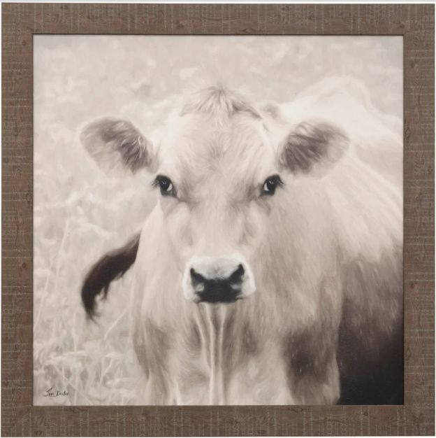 Stylecraft Mrs Cow Black/Gray/White Wall Art-0