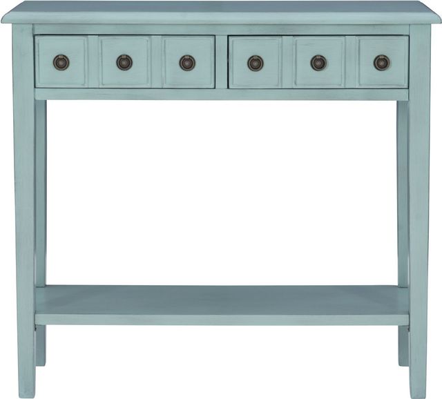 Powell® Sadie Teal Small Console-1