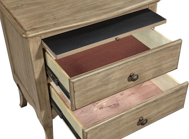 aspenhome® Provence Patine 2-Drawer Nightstand-1