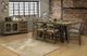 International Furniture Direct Loft Gray RC Brown/Gray 24" Counter Stool-1