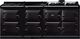 AGA™ eR7 Classic Cast Iron 83" Gloss Black Pro Style Dual Fuel Range-0