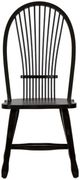 Liberty Furniture Treasures Rustic Black Sheaf Back Side Chair-2