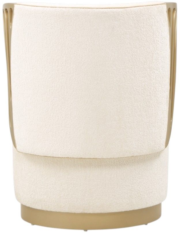 Michael Amini® La Terrazza Creamy Pearl Vanity Chair-3
