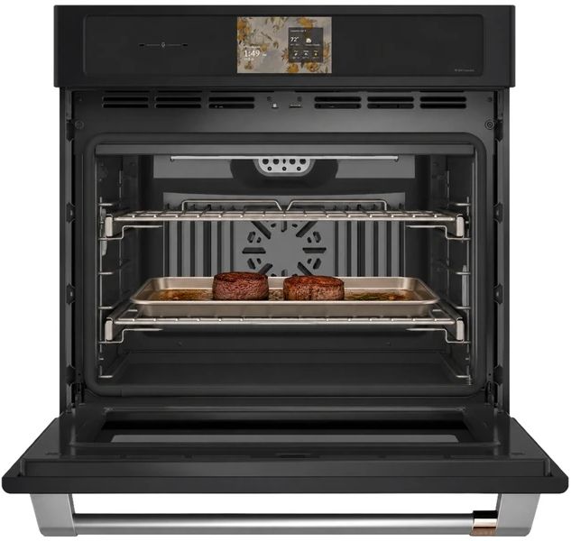 Café™ Professional Series 30” Matte Black Smart Single Electric Wall Oven with Convection-2