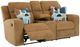 Signature Design by Ashley® Kanlow Honey Manual Reclining Loveseat with Console-3