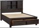 Liberty Furniture Thornwood Hills Rock Beaten Gray Queen Bookcase Bed-1