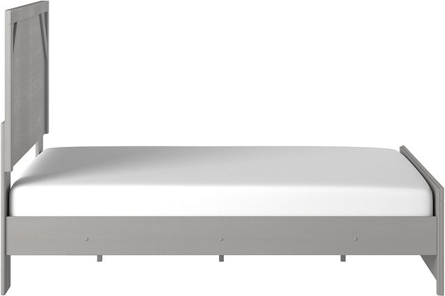 Signature Design by Ashley® Cottonburg Dove Gray King Panel Bed-2
