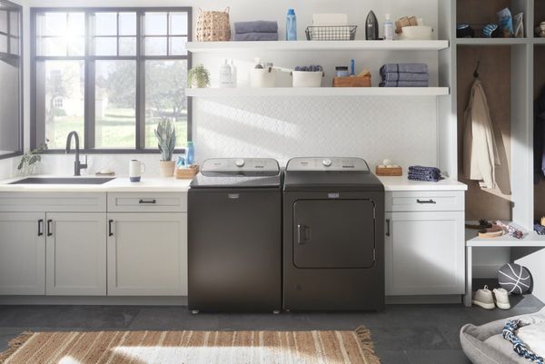 Maytag Volcano Black Laundry Pair