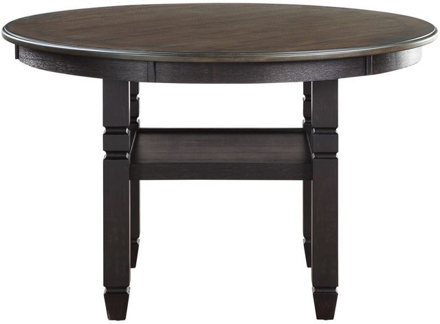 Mazin Furniture Asher 5-Piece Black/Brown Dining Set-2