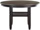 Mazin Furniture Asher 5-Piece Black/Brown Dining Set-2