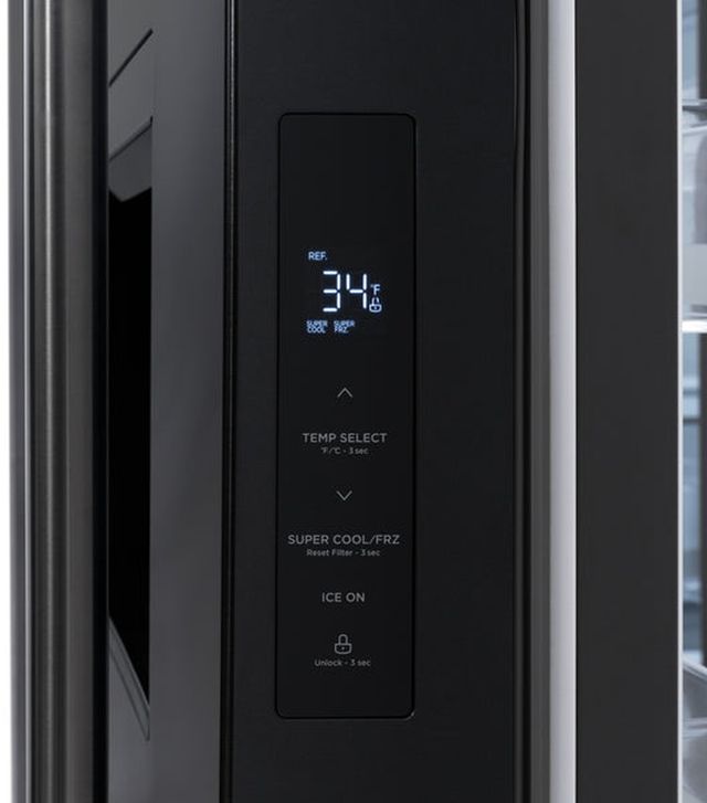 ZLINE 36" 28.9 Cu. Ft. Black Stainless Steel Freestanding French Door Refrigerator-2