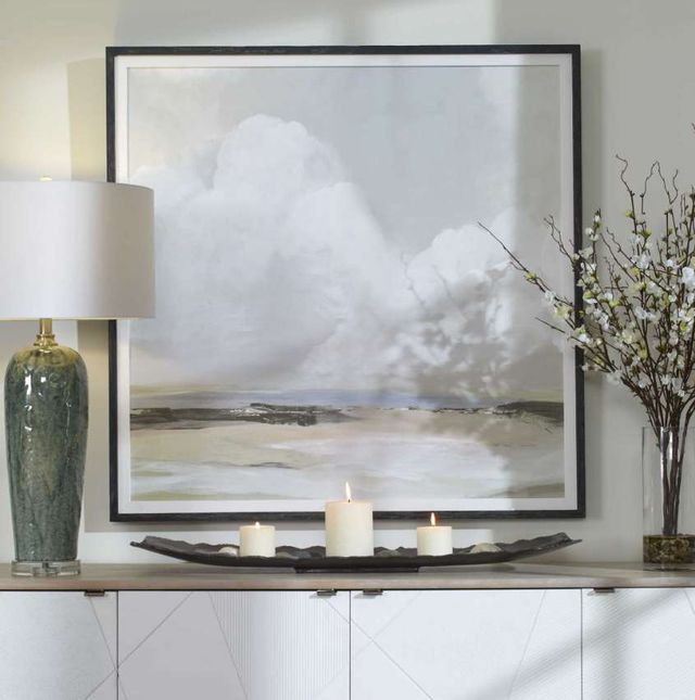Uttermost® Soft Clouds White Framed Print-1