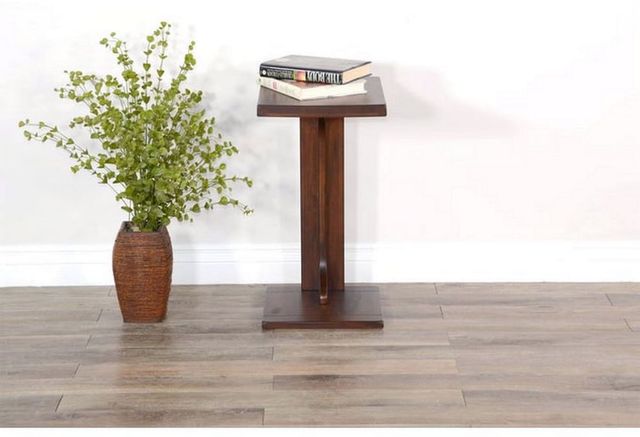 Sunny Designs™ Tuscany Vintage Mocha Sofa Mate Table-1