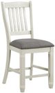 Homelegance® Granby Antique White/Gray Counter Chair-0