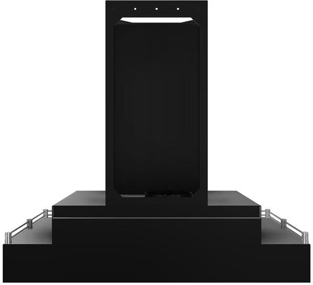 Vent-A-Hood® 36" Black Contemporary Wall Mount Range Hood-2