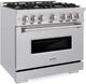 ZLINE Classic 36" Stainless Steel Pro Style Dual Fuel Range-2