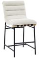 Steve Silver Co. Nicco 2-Piece Black-Eggshell Counter Stool-3