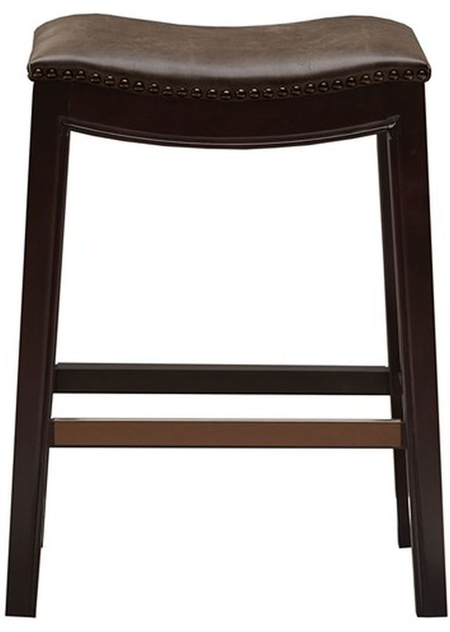 Olliix by Madison Park Mushroom Belfast Saddle Counter Stool-2