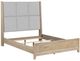 Liberty Furniture Brentwood Sandstone/Taupe Queen Upholstered Panel Bed-0